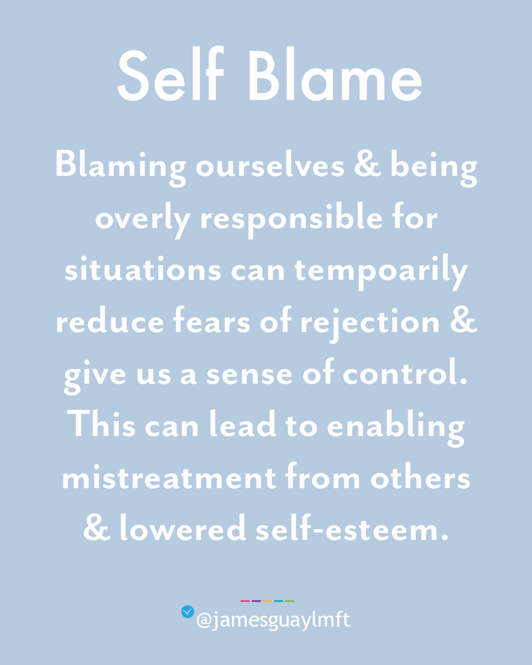Self Blame