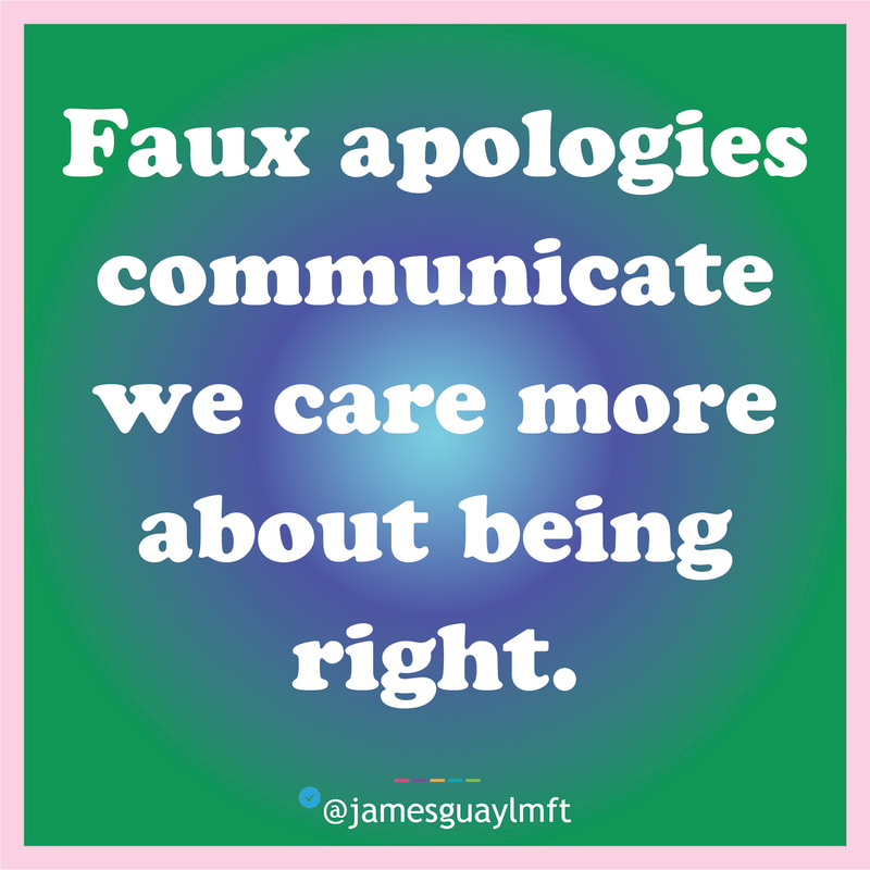 Fake Apologies Harm Relationships
