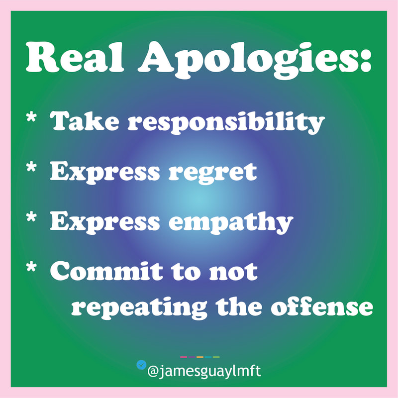 Ingredients of a Real Apology