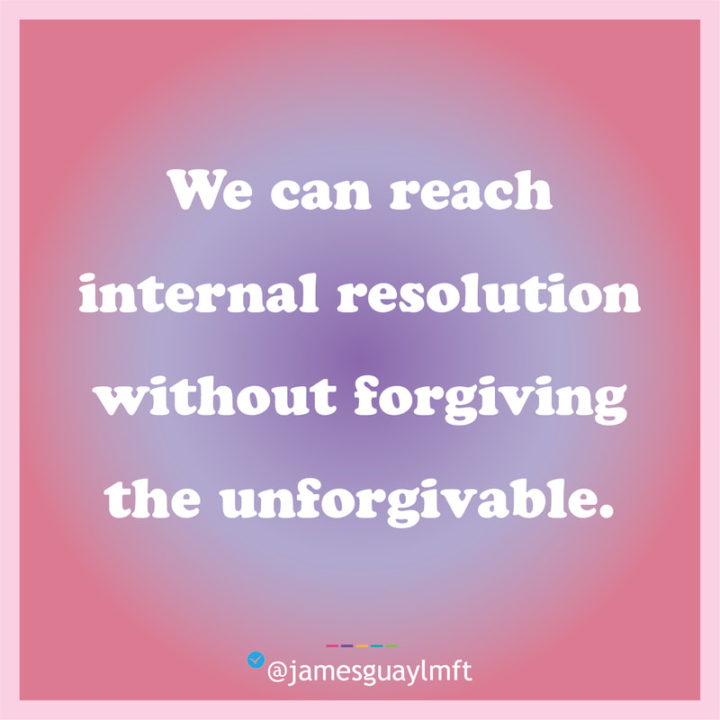 Forgiveness isn't required for healing