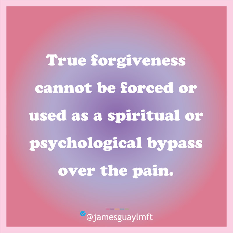 Forgiveness isn't required for healing