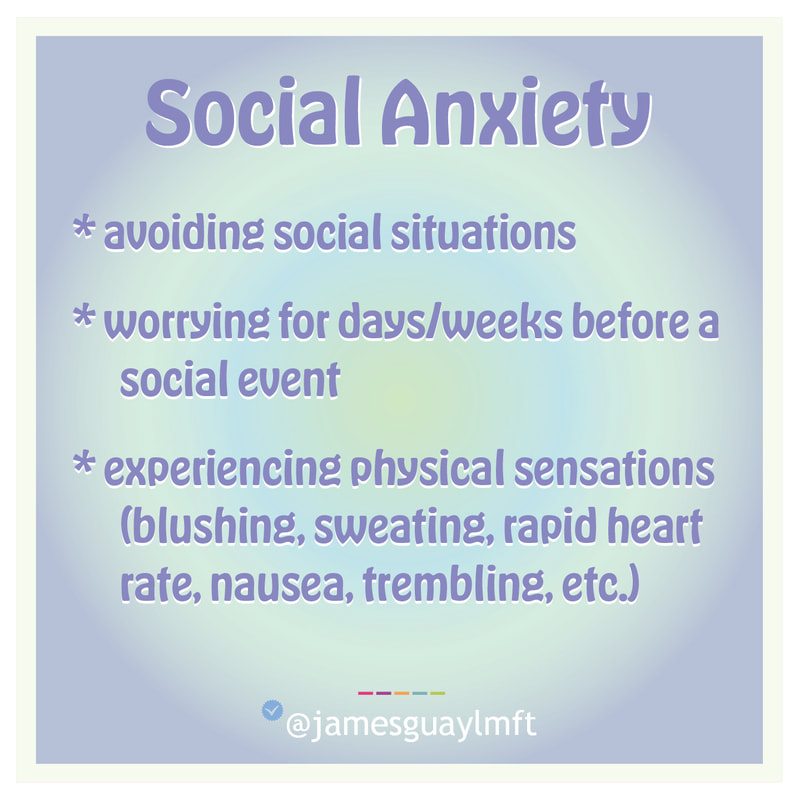 Characteristics of Social Anxiety