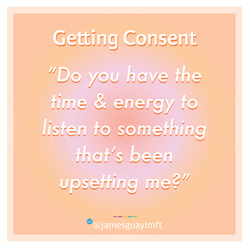 Ways to get consent to talk