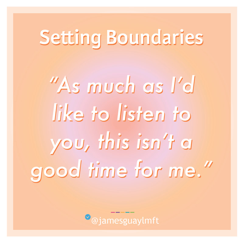 Setting boundaries on listening